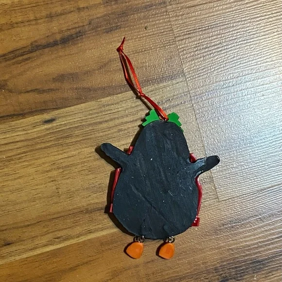 Penguin Christmas ๐ Ornament Wearing A JOY Sweater - Picture 7 of 7